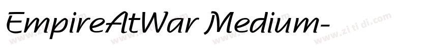 EmpireAtWar Medium字体转换